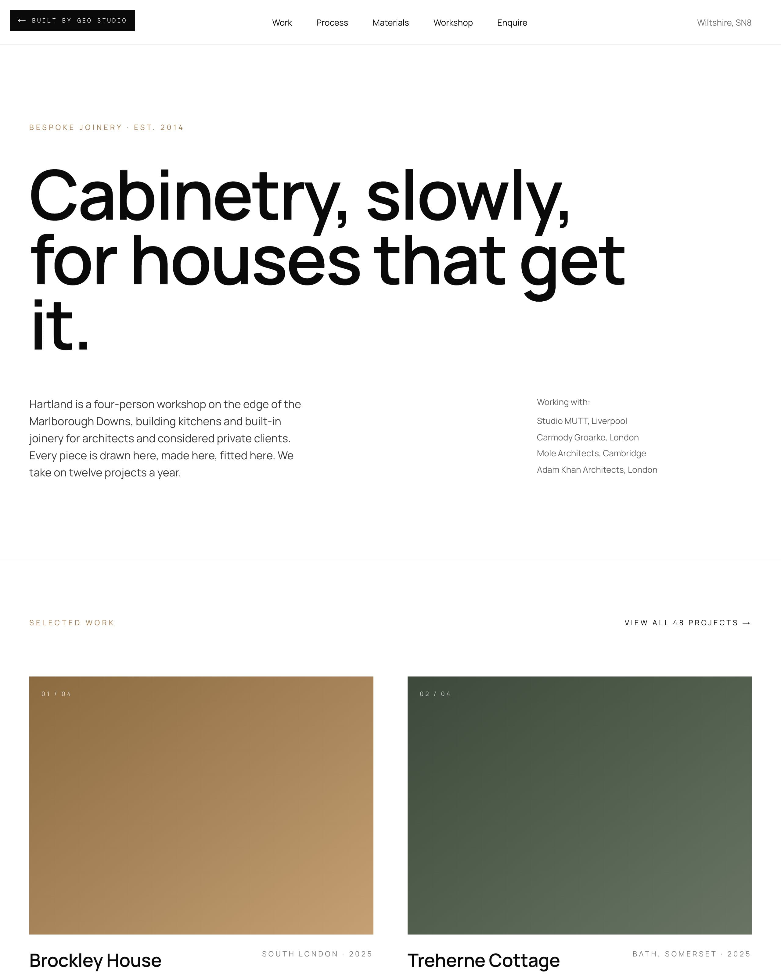 Hartland Joinery preview